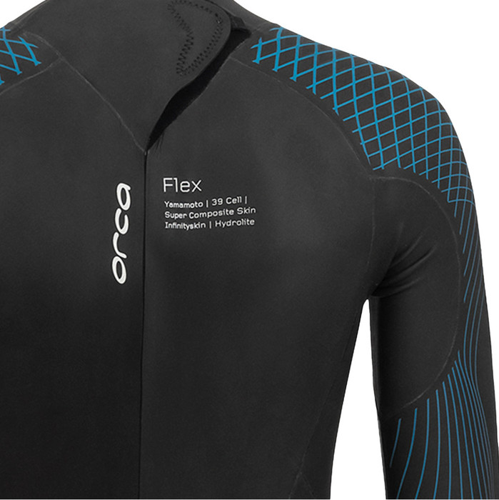 2024 Orca Mnner Athlex Flex Triathlon Neoprenanzug MN55TT43 - Blue Flex